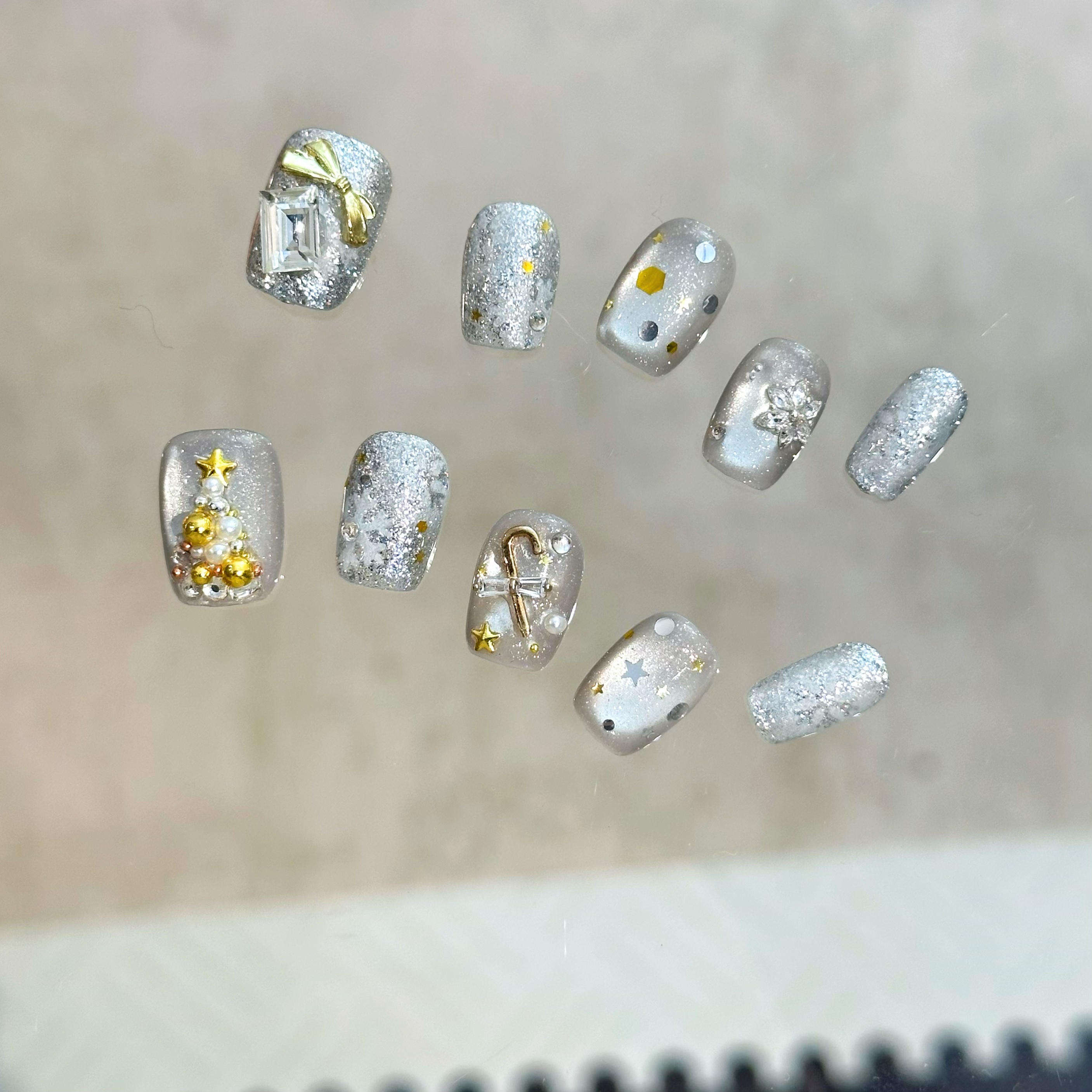 AUTO· 【圣诞水晶球】圣诞节风格主题风格穿戴甲