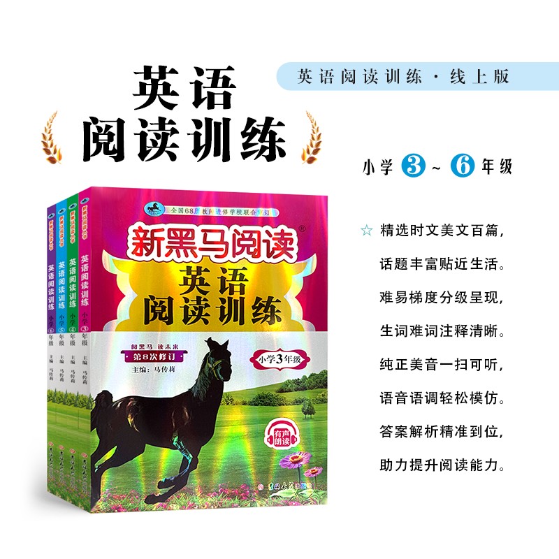 新黑马【英语阅读训练】3-9年级英语名师精选有声朗读