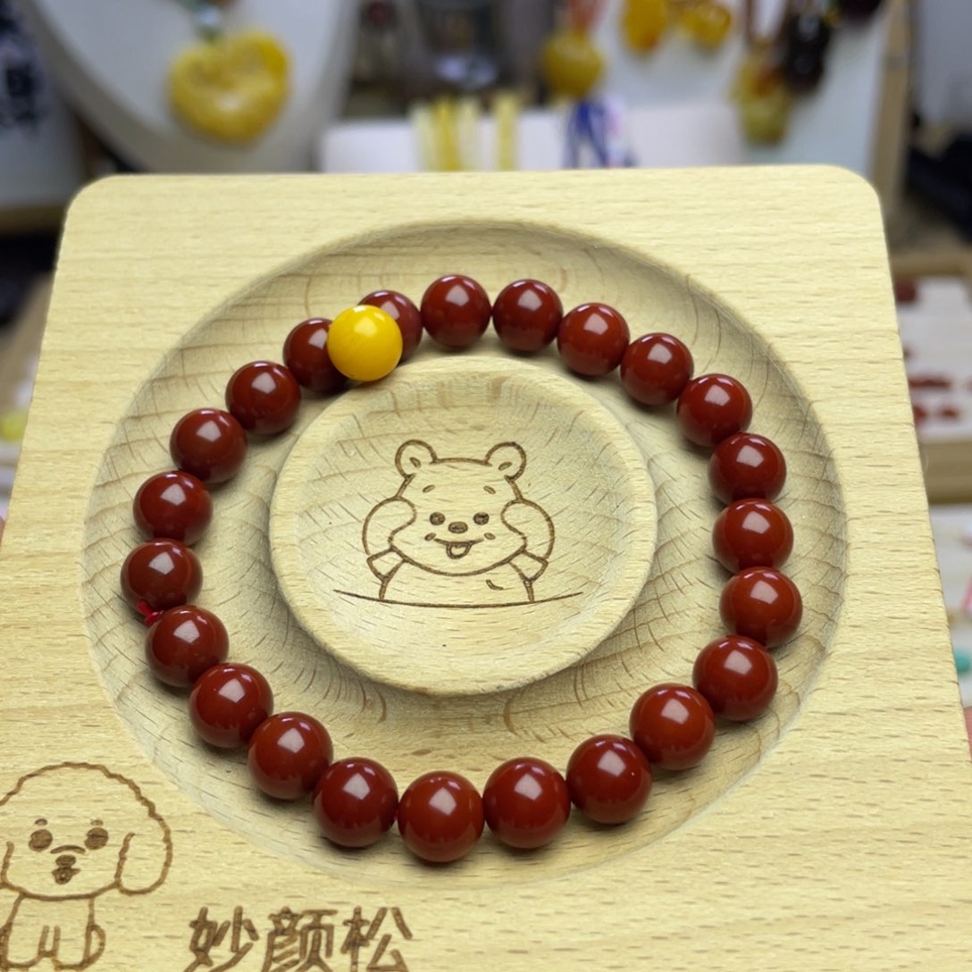 未镶嵌南红玛瑙珠宝半成品西*卡8