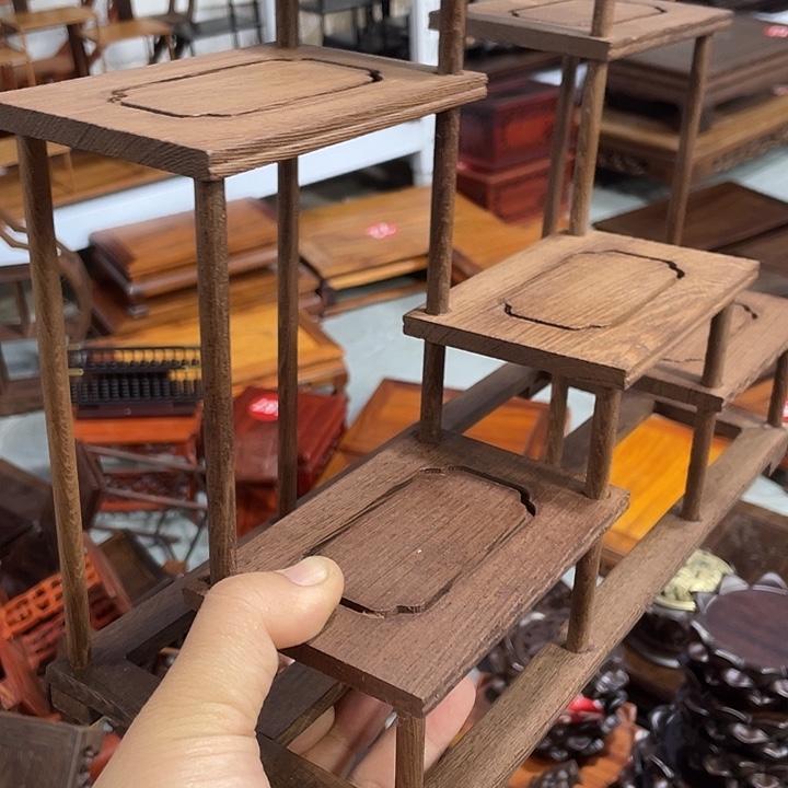 香榧木红木底座工艺品