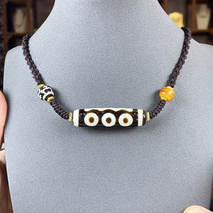 玛瑙/玉髓颈饰合金