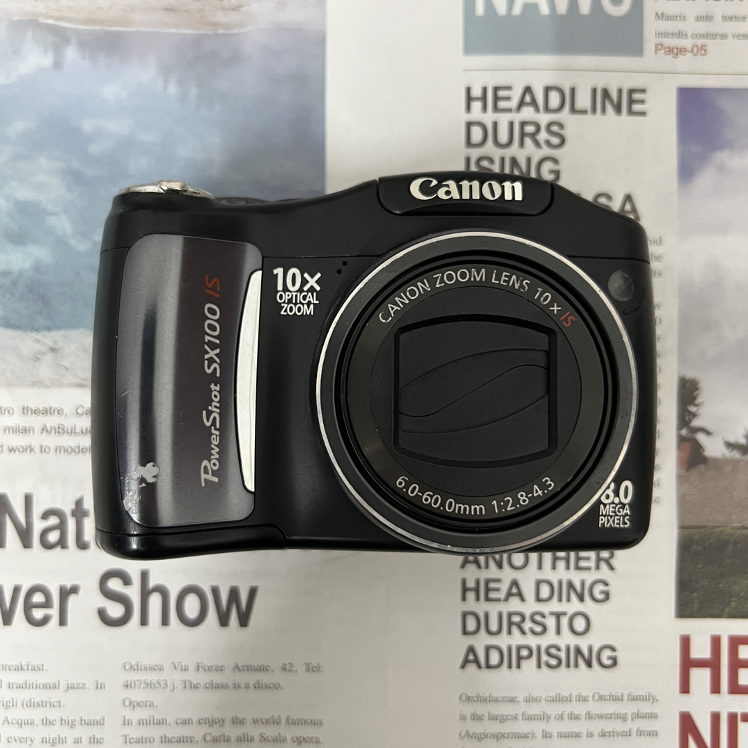 9新 Canon/佳能 SX100 小长焦 800万像素 人像冷白 自备五号电池