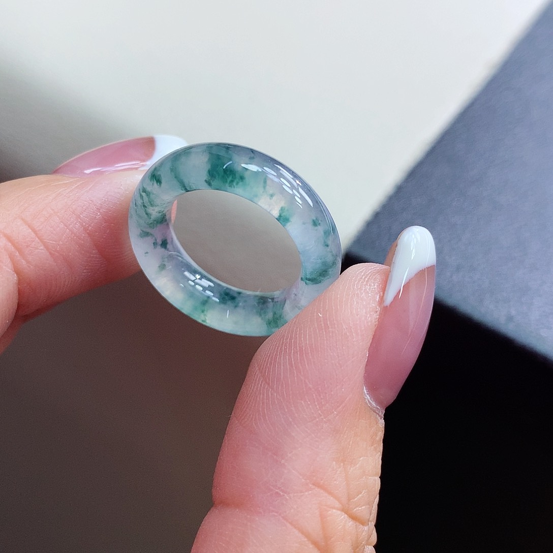 未镶嵌戒指翡翠10-11号