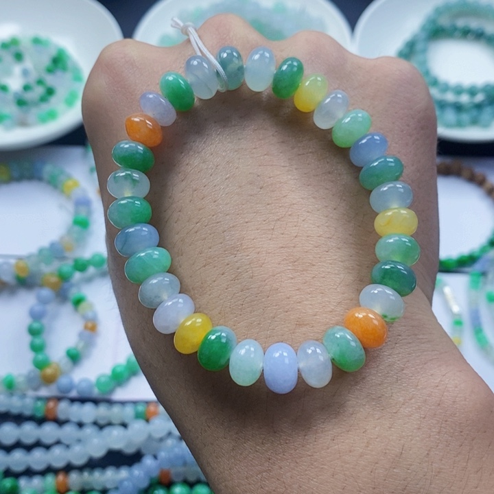 翡翠散珠Y****?天然翡翠123