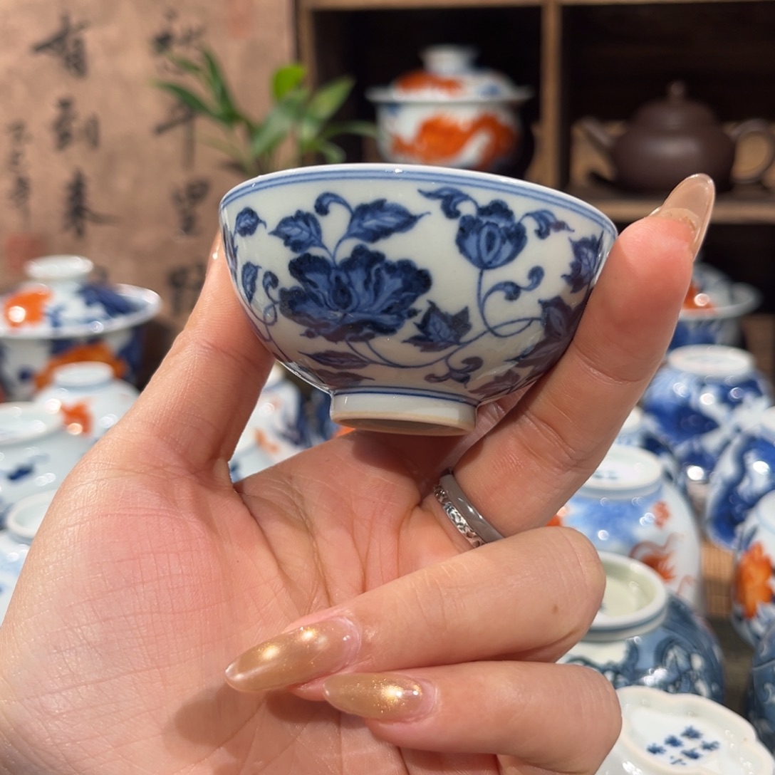 柴窑景德镇陶瓷主人杯