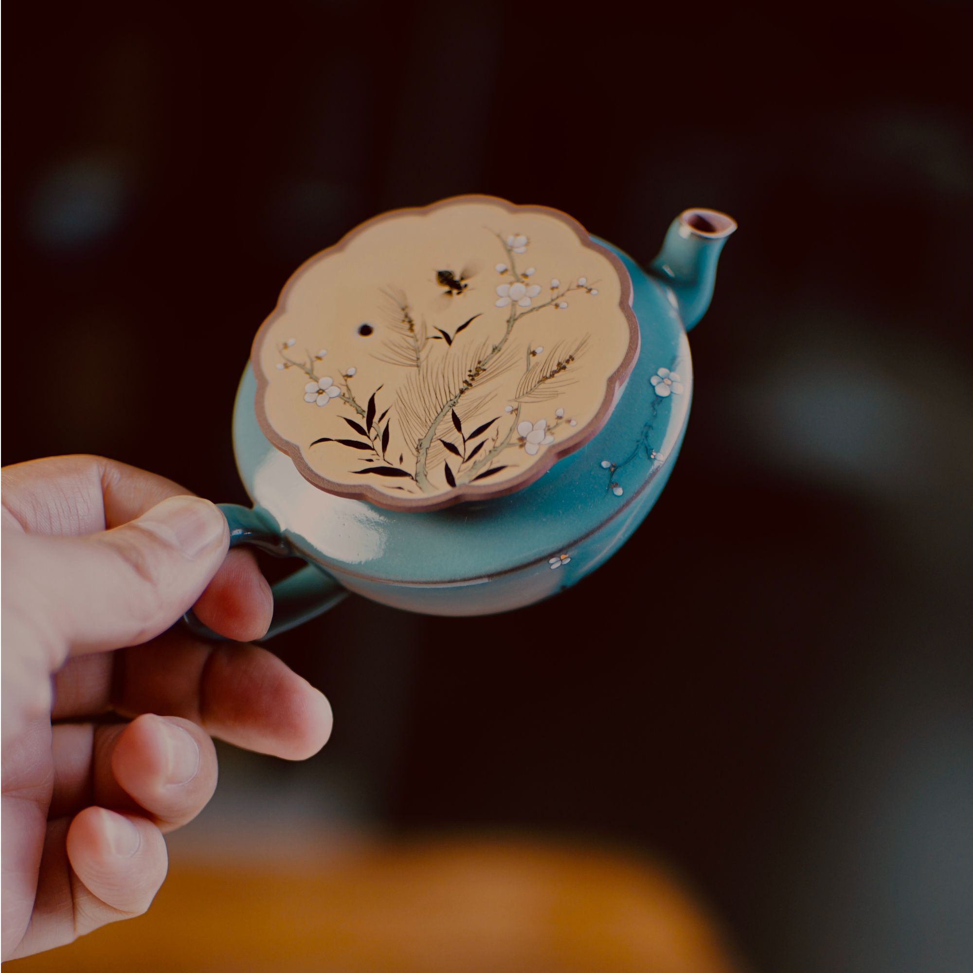 三秋月  【蜜香花韵】小壶    喝茶饮茶家用手工精美