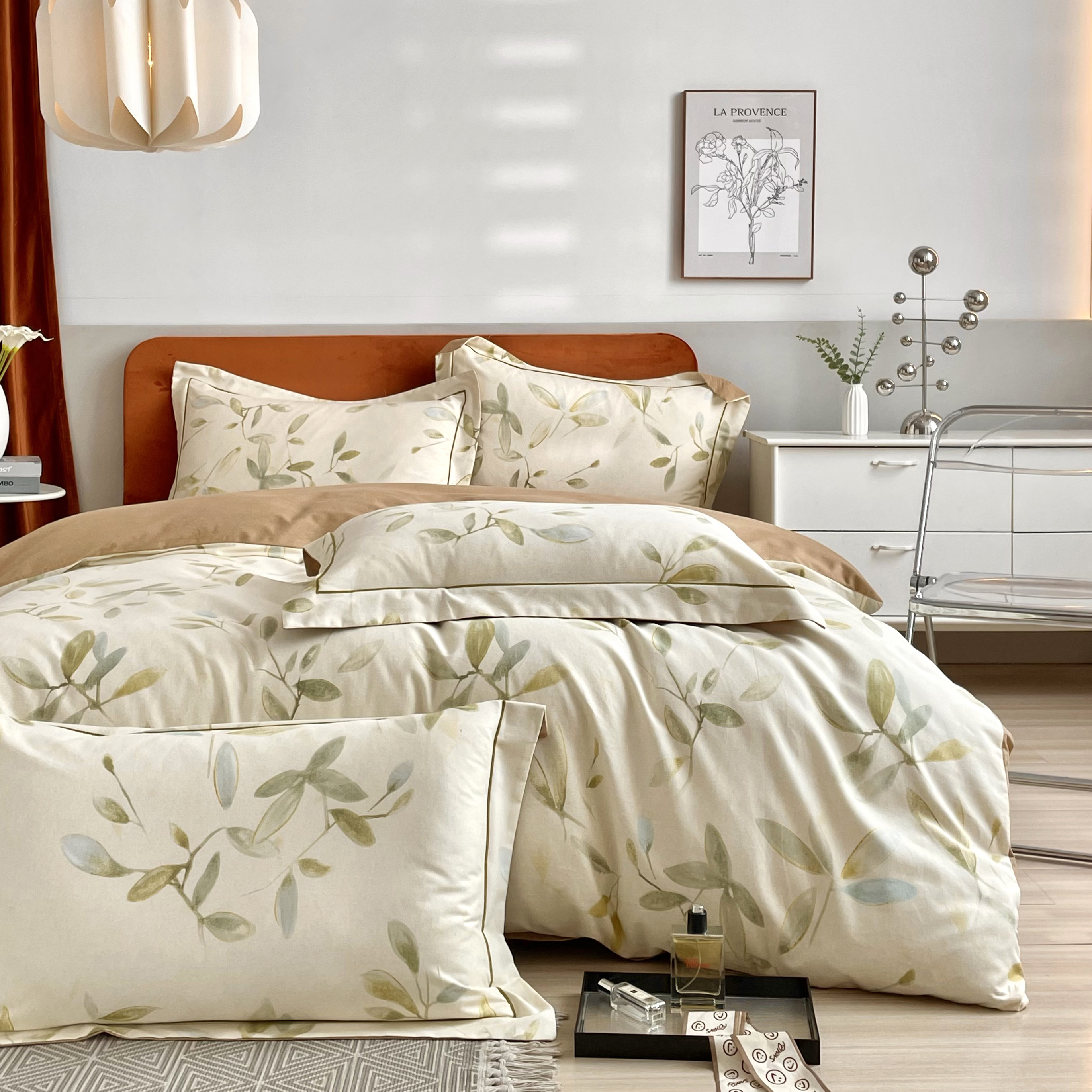 钱皇乐莹全棉磨毛套件~柔