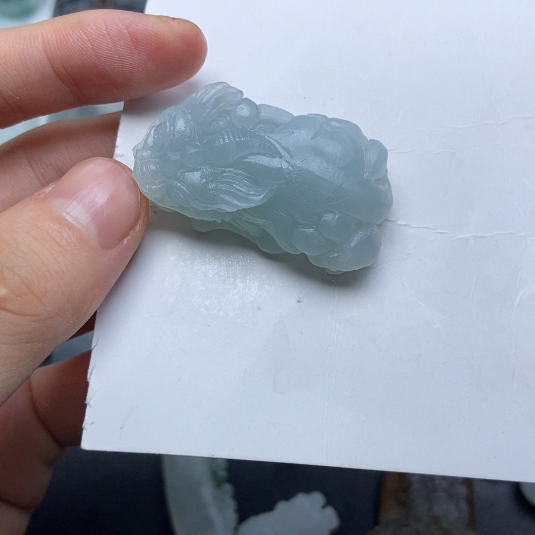 未镶嵌定制翡翠沙**狐貔貅