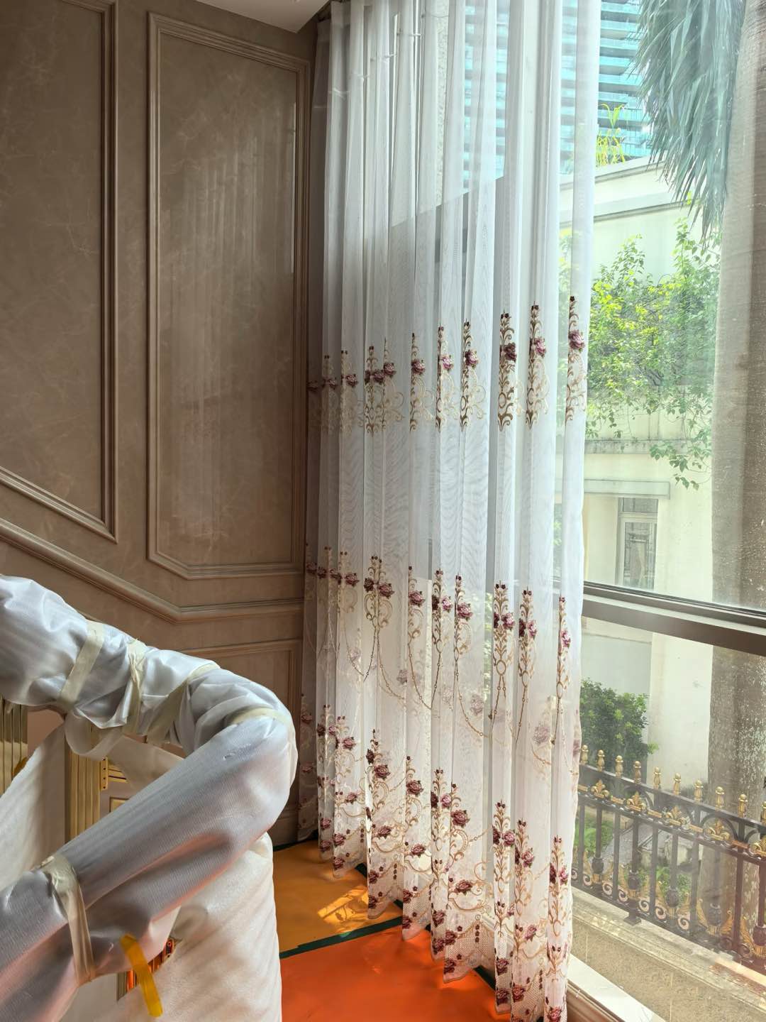 【编号241-300】/绣花纱帘，孤品抢购，偶有瑕疵，介意慎拍，不送挂钩