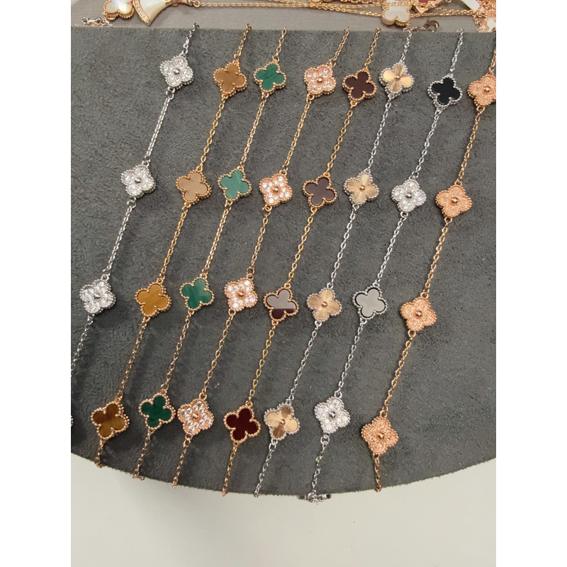 合金手链 V金高版本手链 迷你六花手链合集719