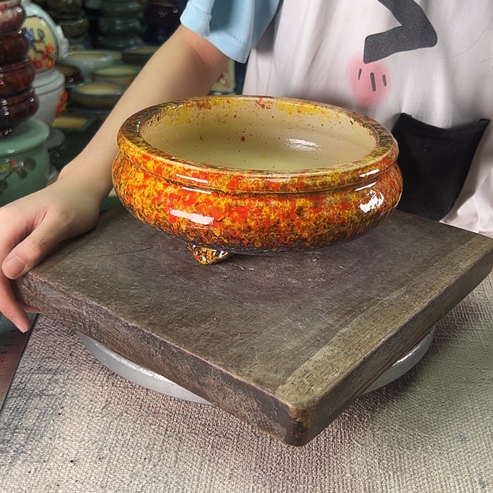 泳坤堂石湾盆陶瓷