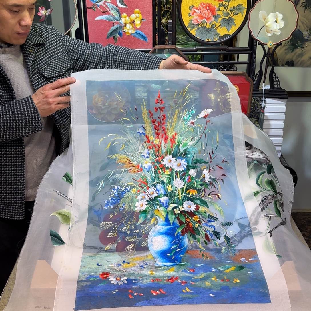 刺绣刺绣工艺精湛