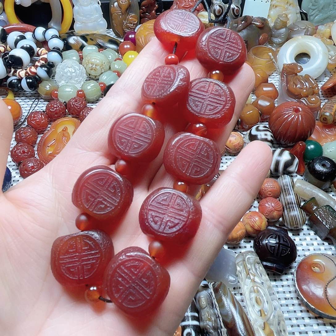 玛瑙/玉髓挂件未镶嵌