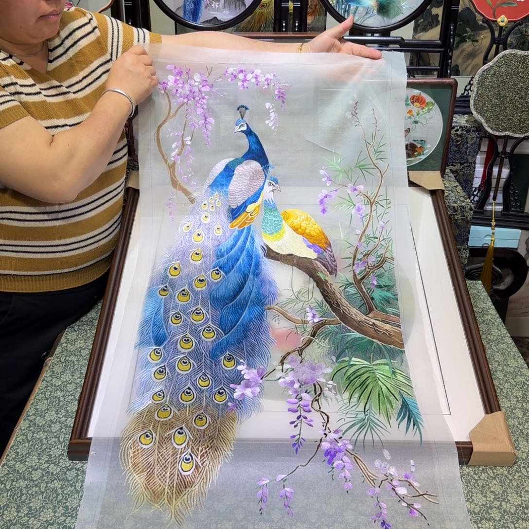 刺绣手工苏绣工艺制作技艺精湛