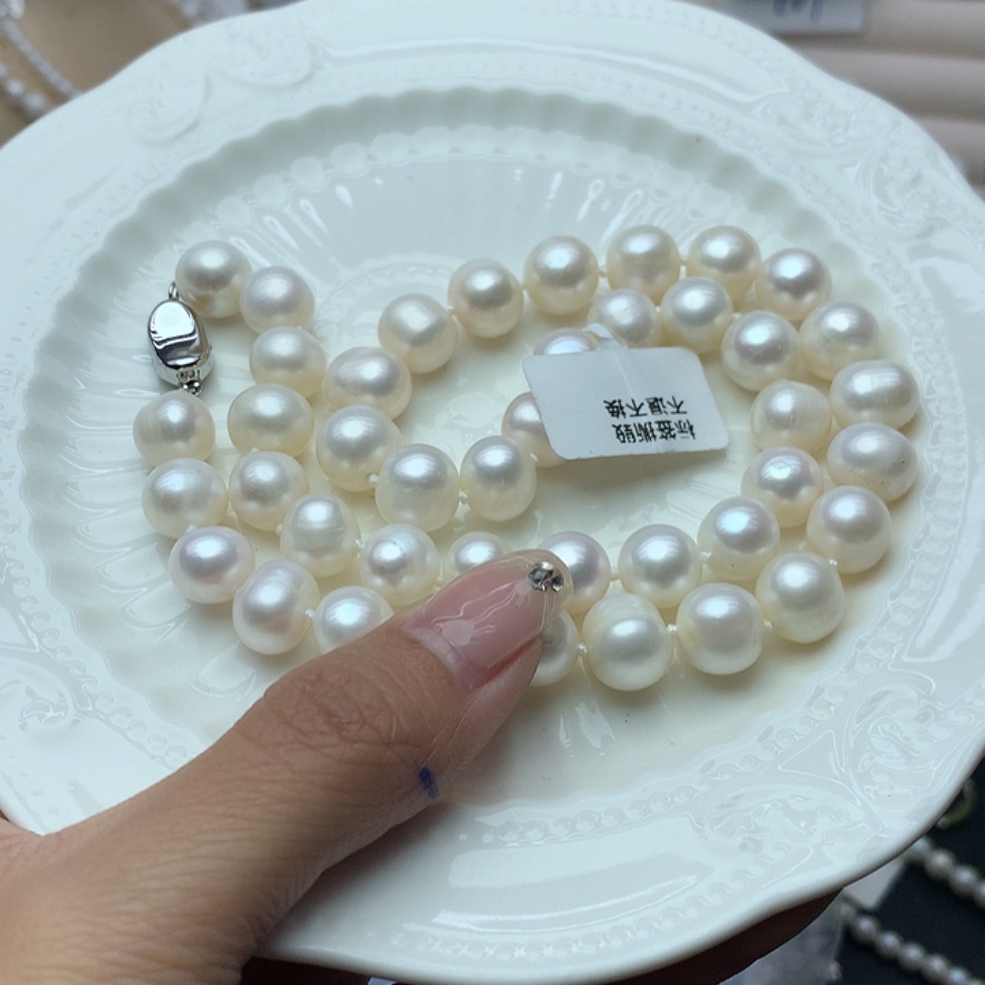 淡水珍珠10-11未镶嵌a140项链