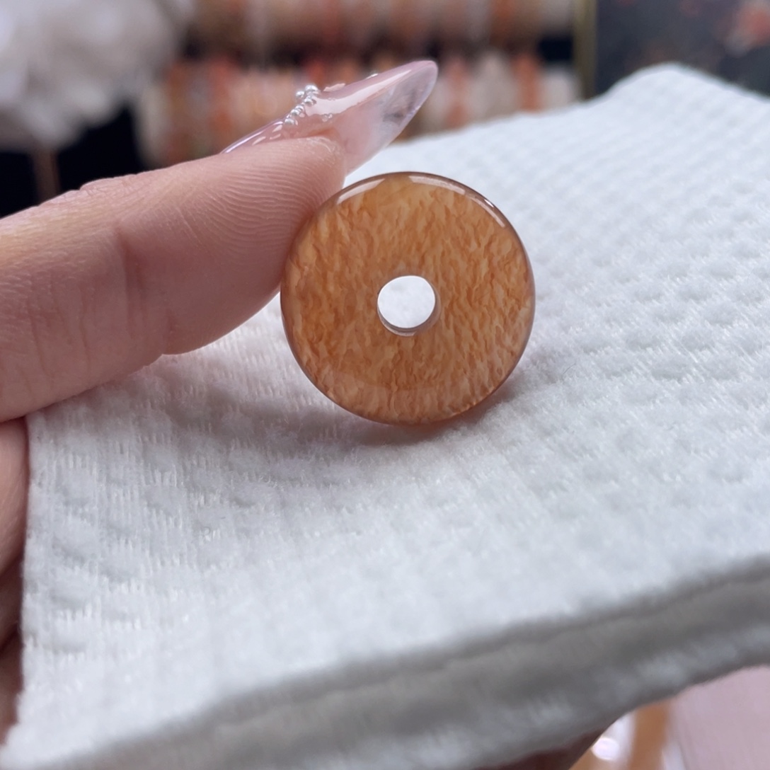 玛瑙/玉髓未镶嵌平安扣23.2mm