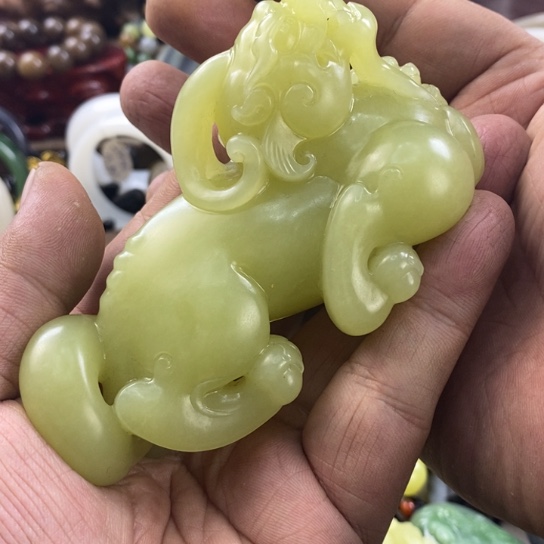 和田玉摆件未镶嵌旭**升