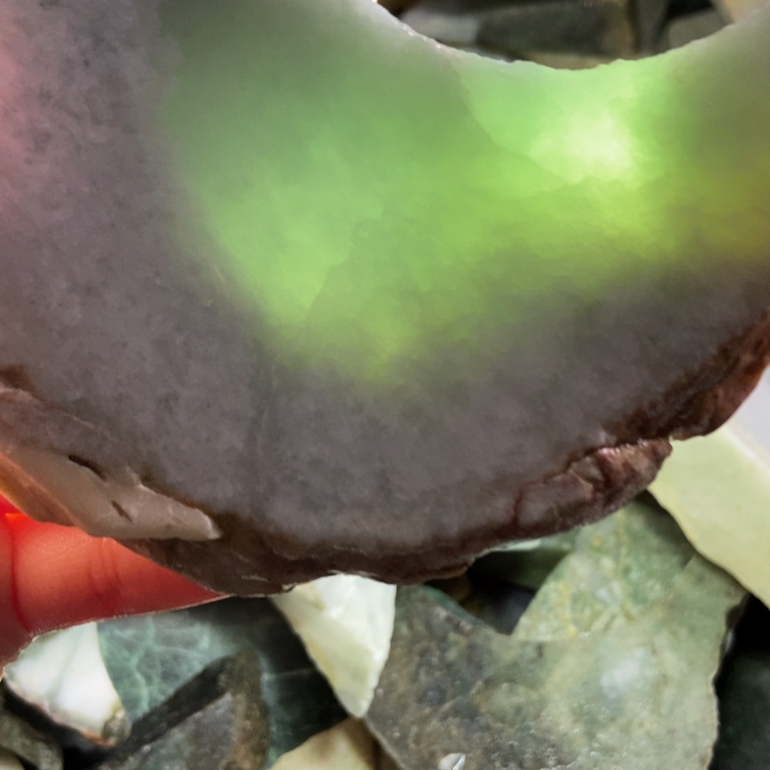 翡翠未镶嵌挂件天然翡翠