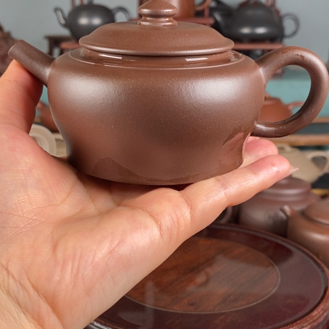 紫砂茶壶汉韵 200 紫泥