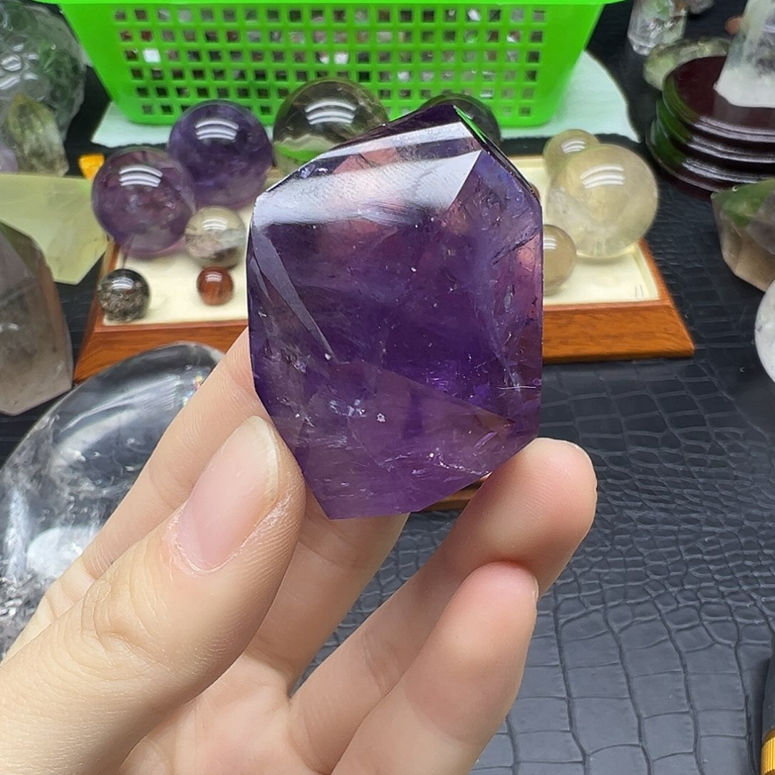 珠宝半成品水晶未镶嵌66水晶