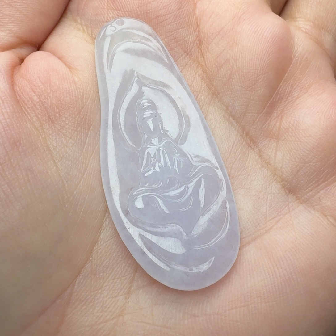 翡翠未镶嵌颈饰无相