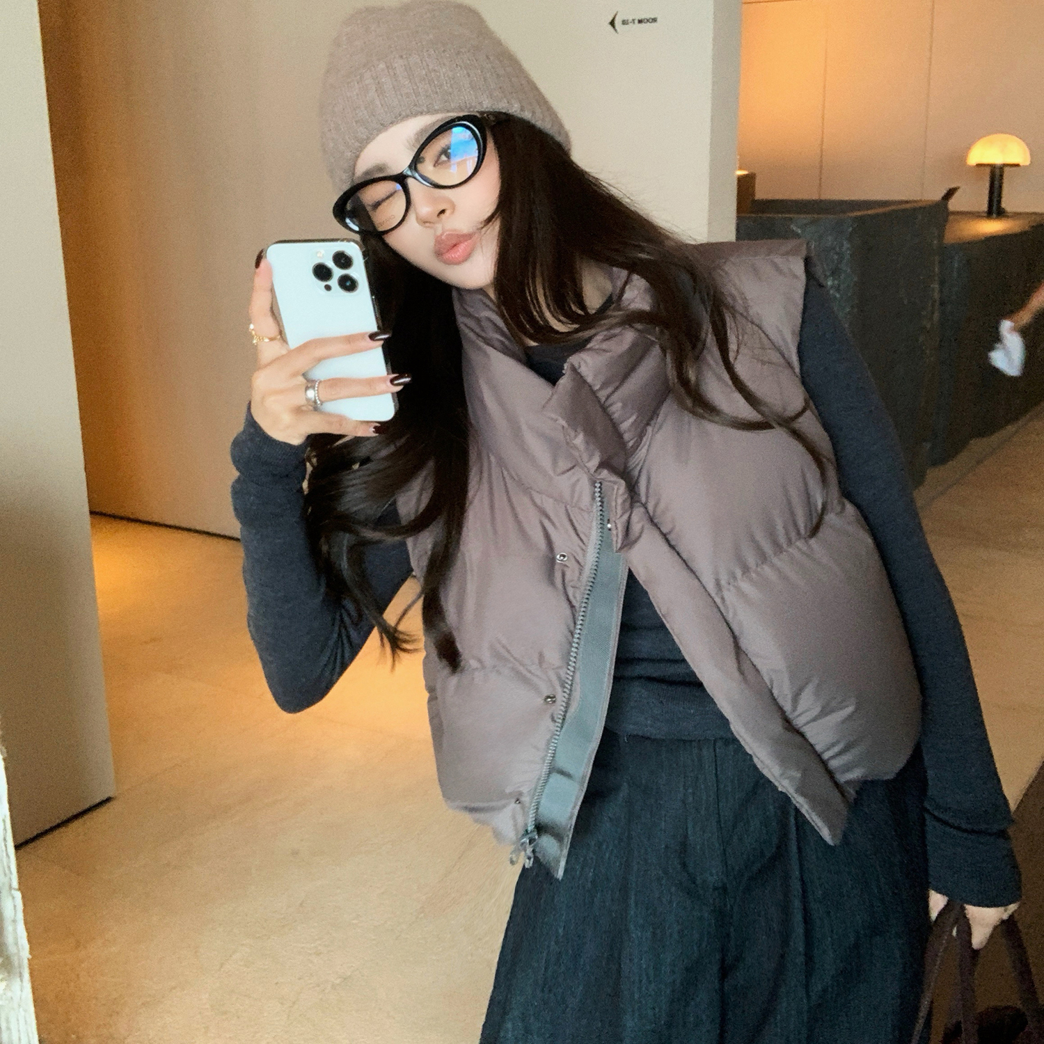 Lilylikes“蓄热小火炉”三星90白鸭绒高充绒超短款温暖-女装羽绒服
