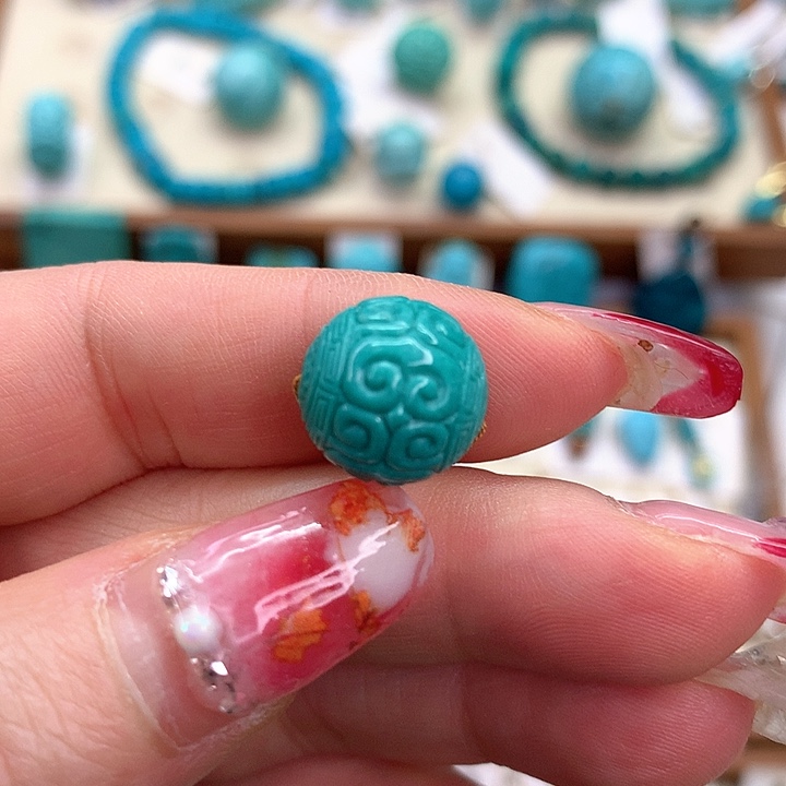 绿松石挂件未镶嵌