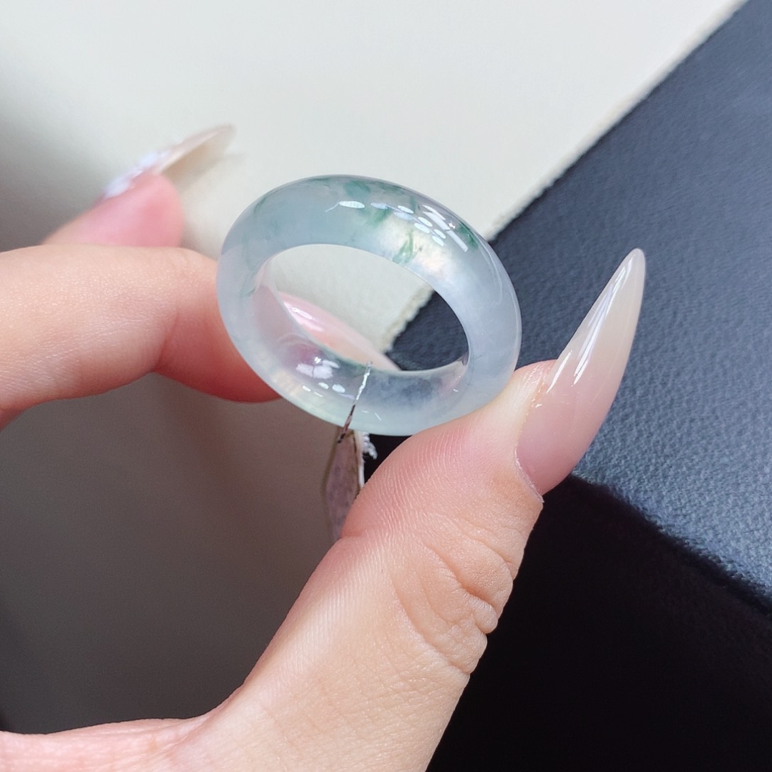 未镶嵌戒指翡翠22-23号