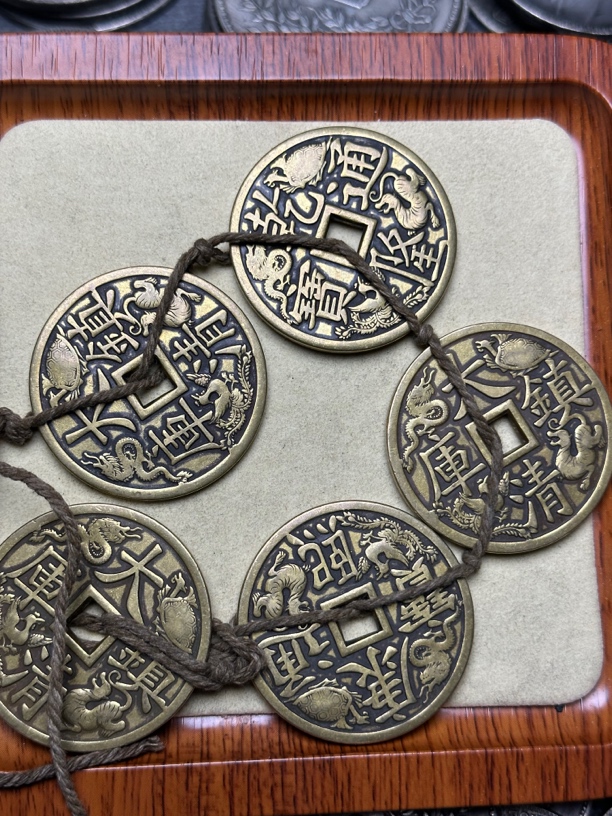 复古家居 五帝工艺品摆件