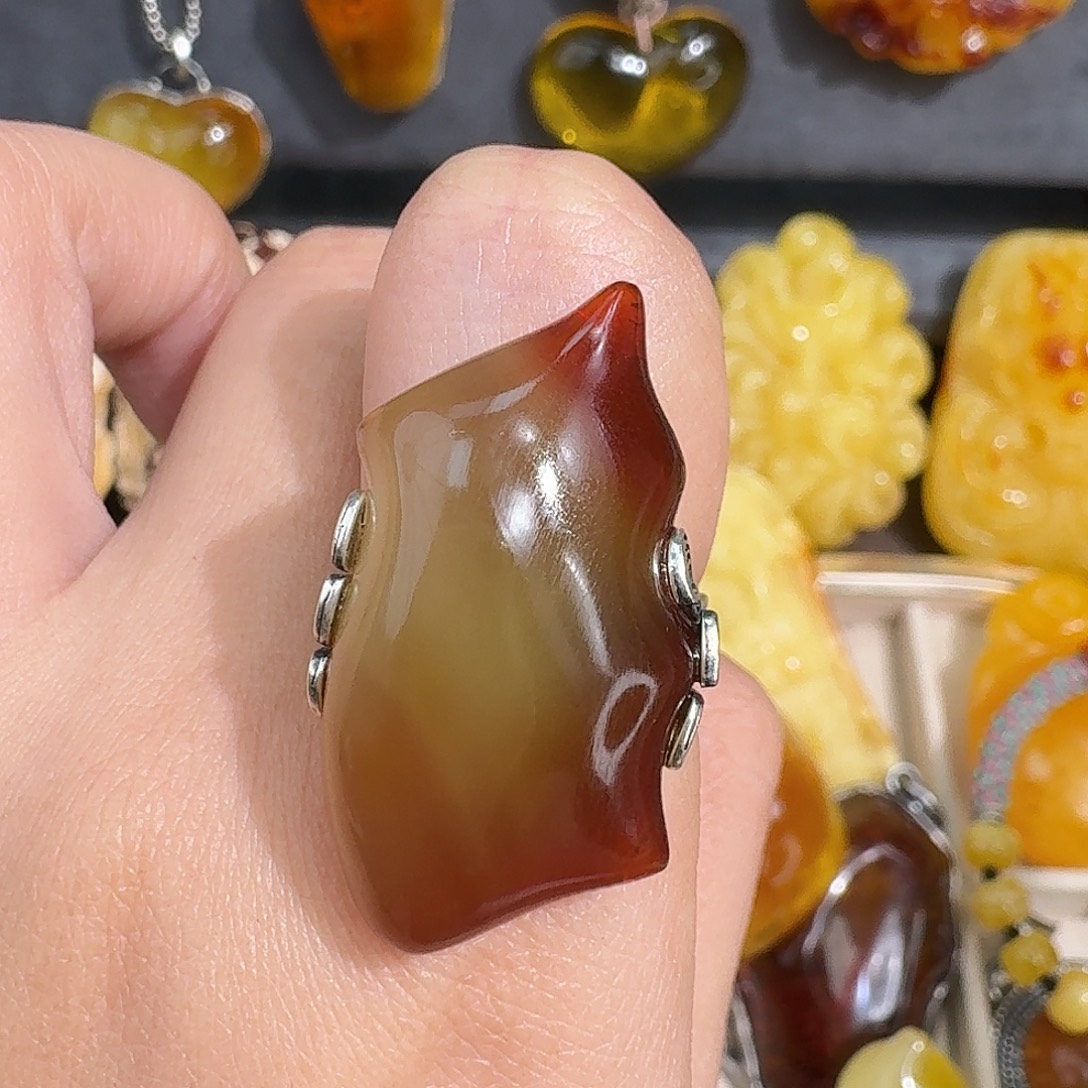 琥珀未镶嵌裸石我