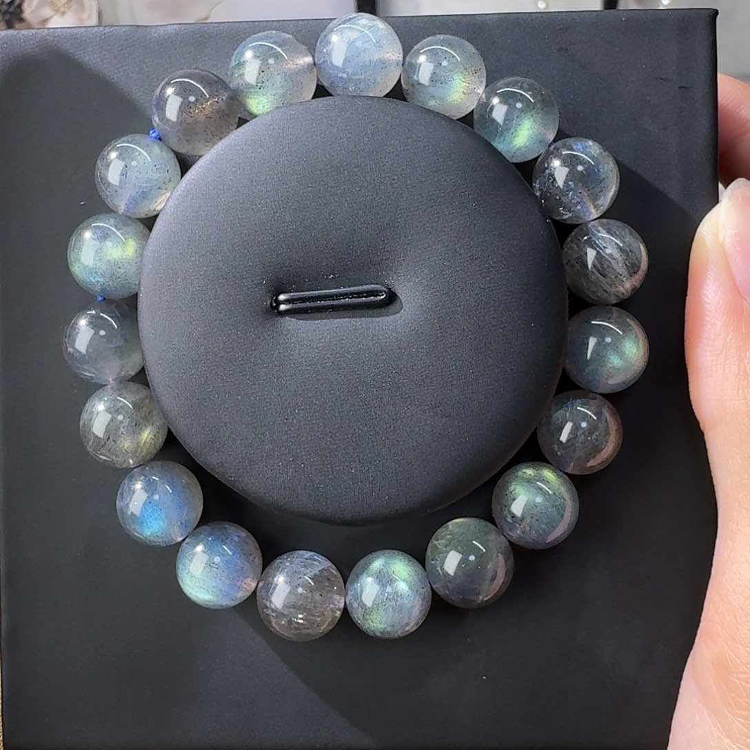 长石手链未镶嵌灰月光10.7