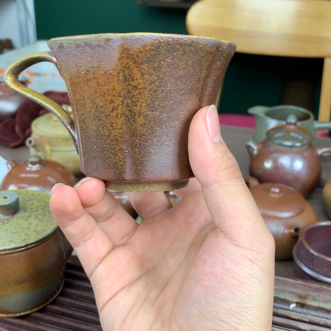 紫砂柴烧纯自然柴烧