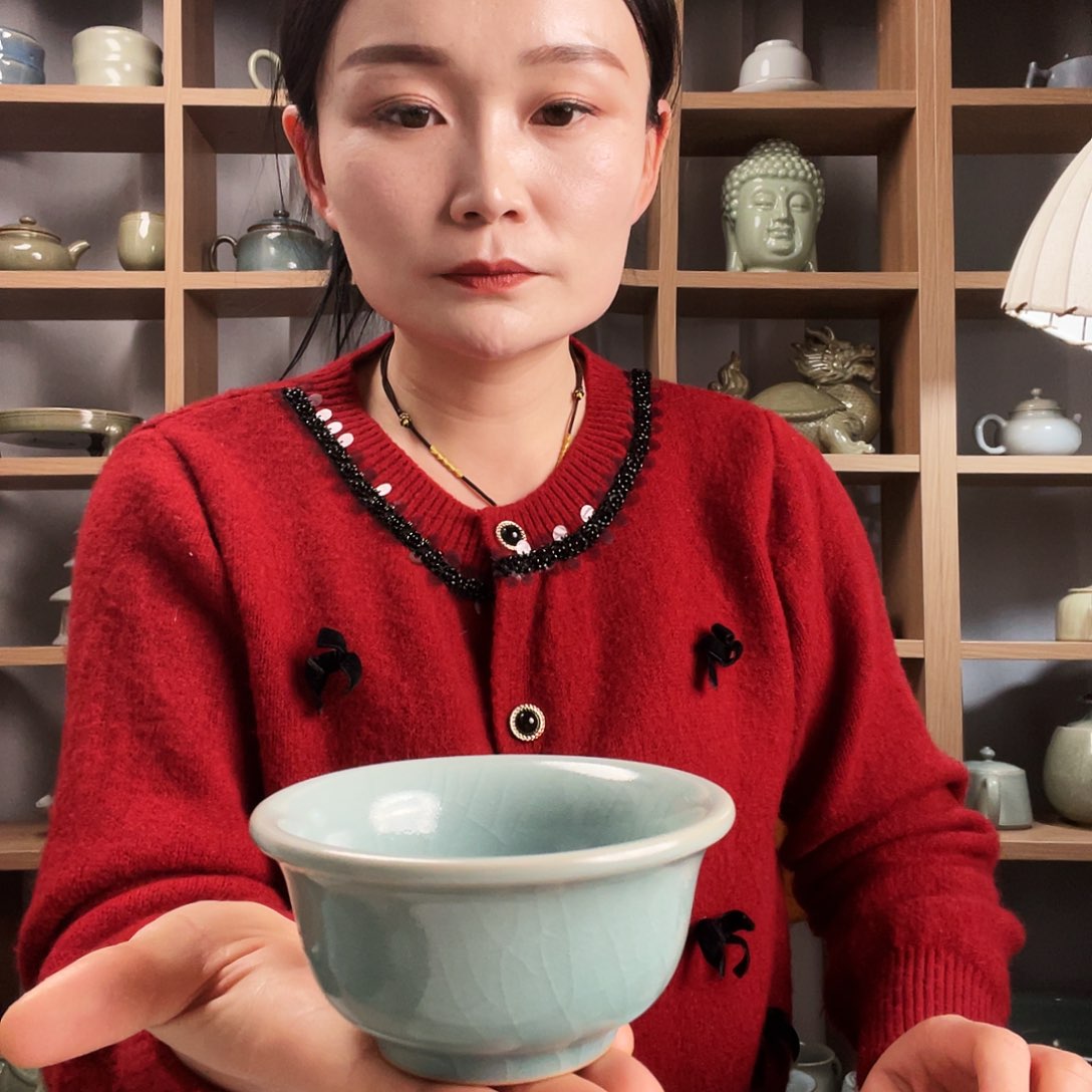 仿古釉水压手杯福利品