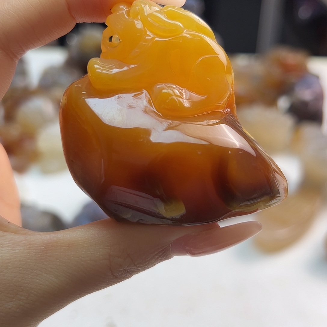 玛瑙/玉髓合金颈饰