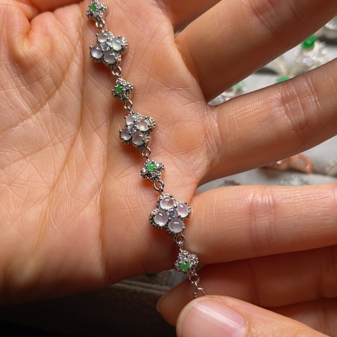 翡翠手链未镶嵌手链