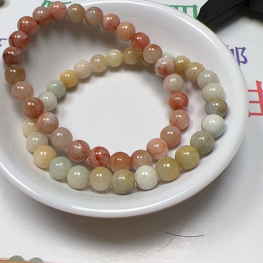 【闪购商品】翡翠手链未镶嵌孤***运卡7