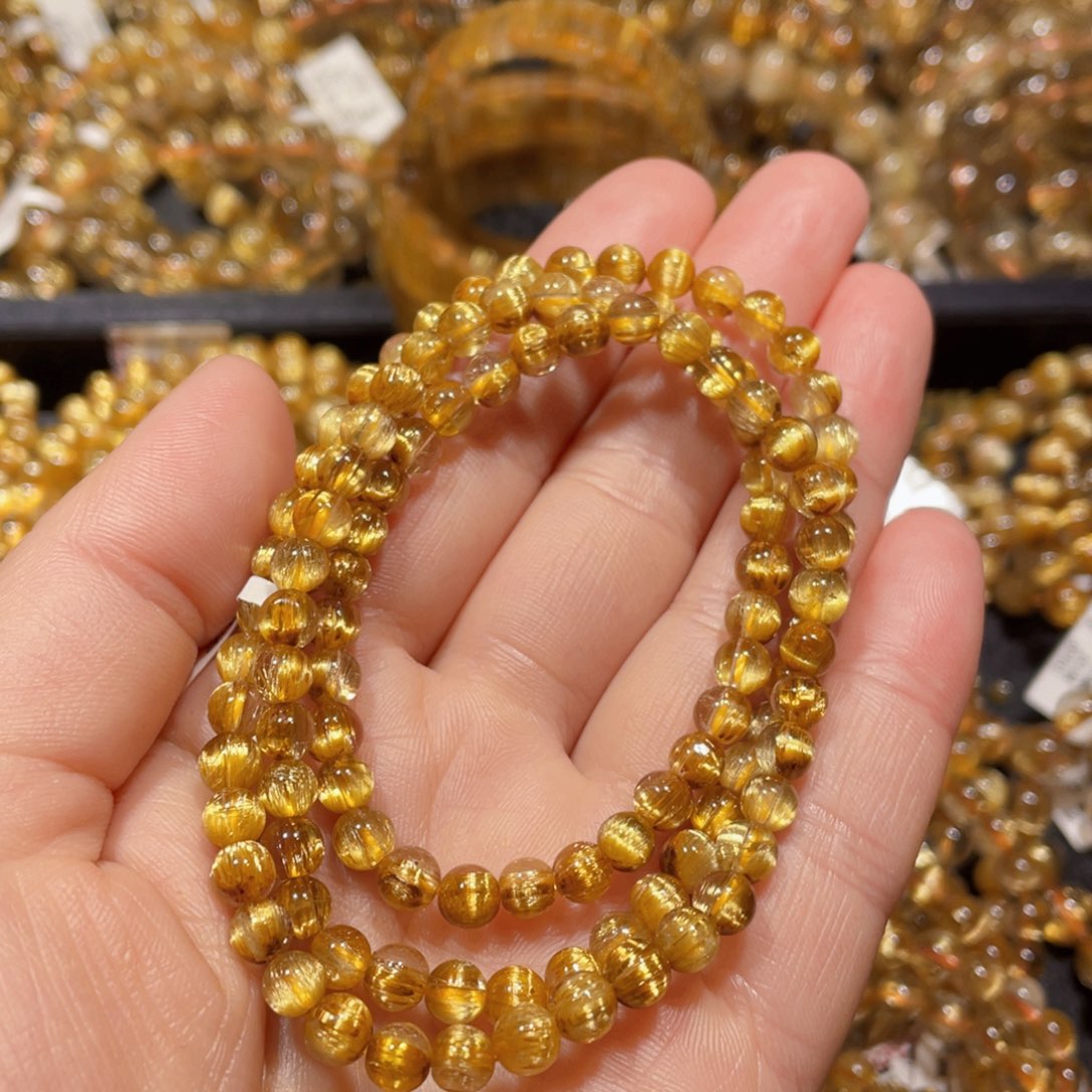 水晶手链未镶嵌天然水晶手链