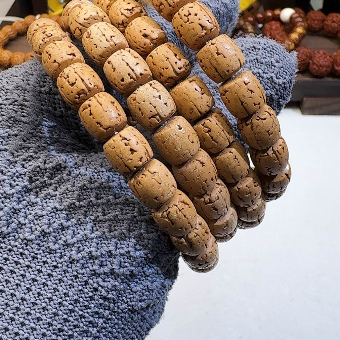 金刚菩提手串盘龙小金刚直切单圈4号