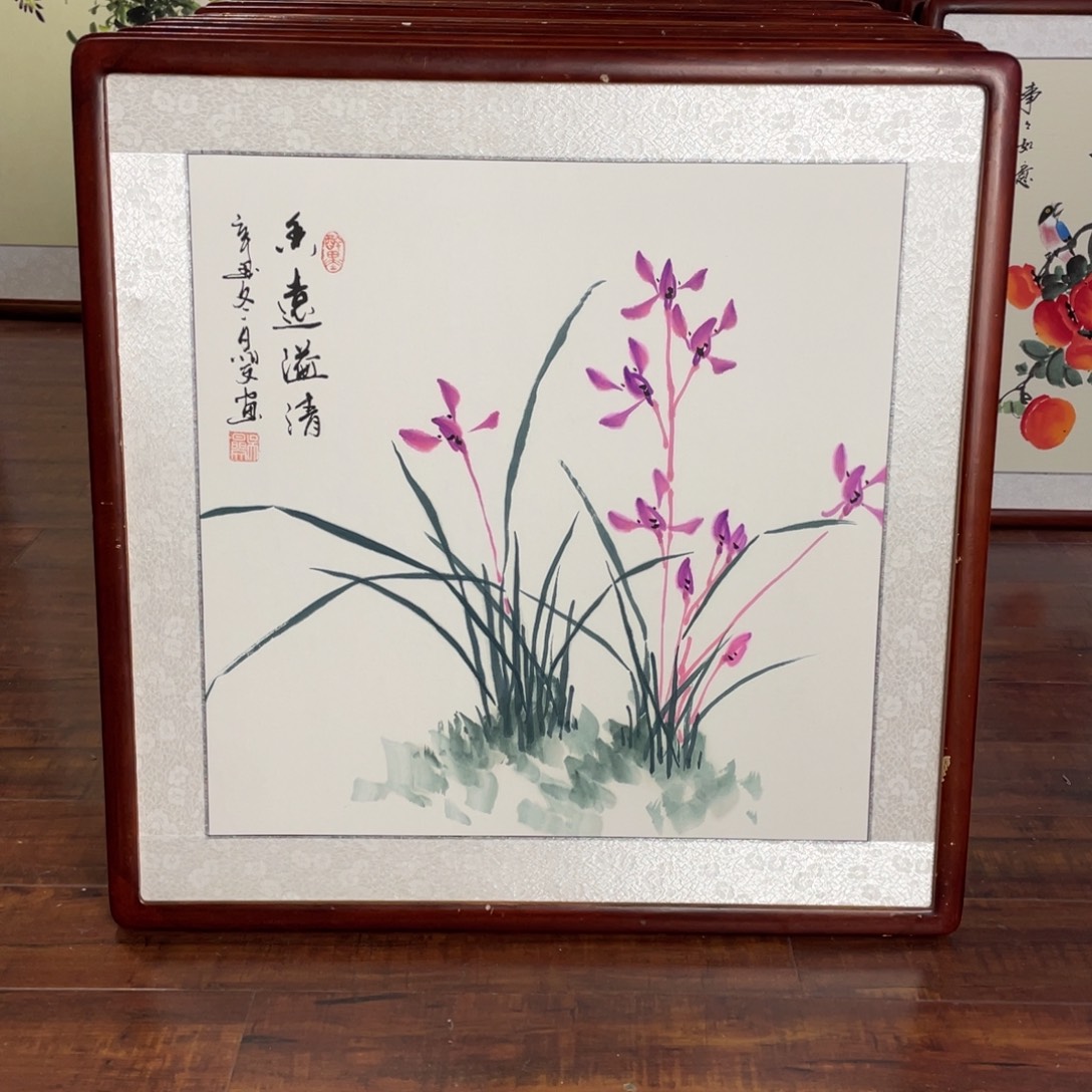 国画带框尺寸63*63厘米