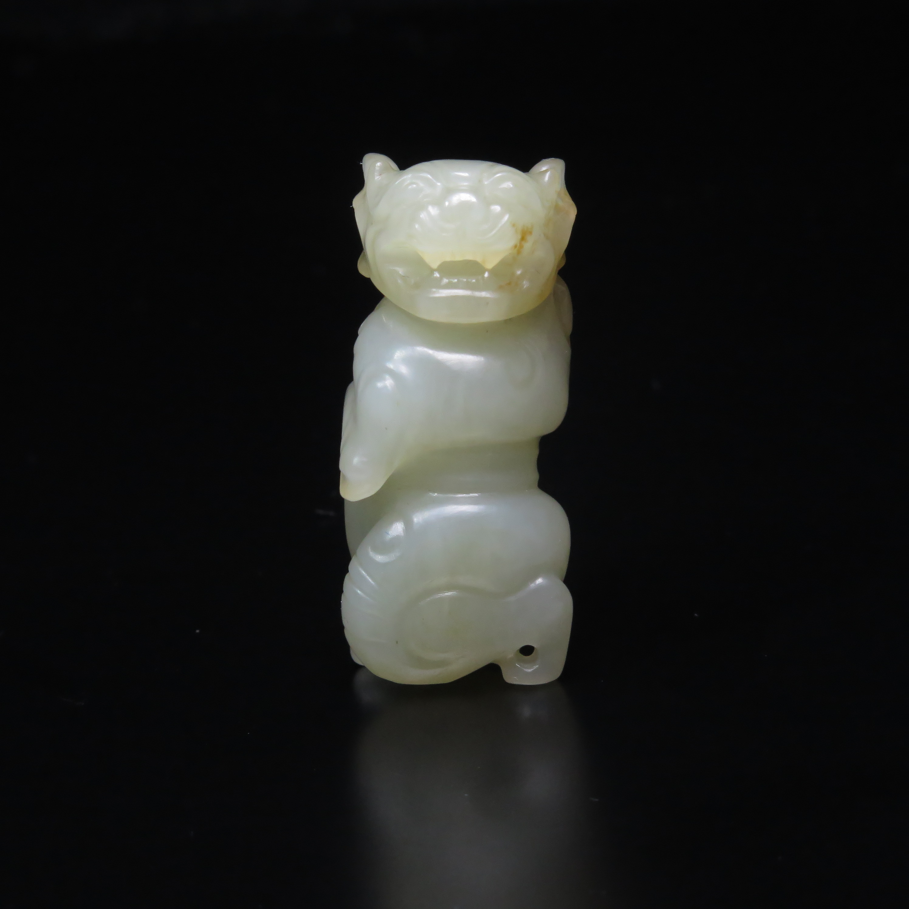 清代玉方向氏勒子/MZ373900/和田玉/民族文物