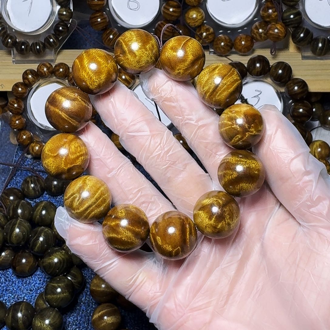 楠木（金丝楠）手串/手链小叶桢楠2.0