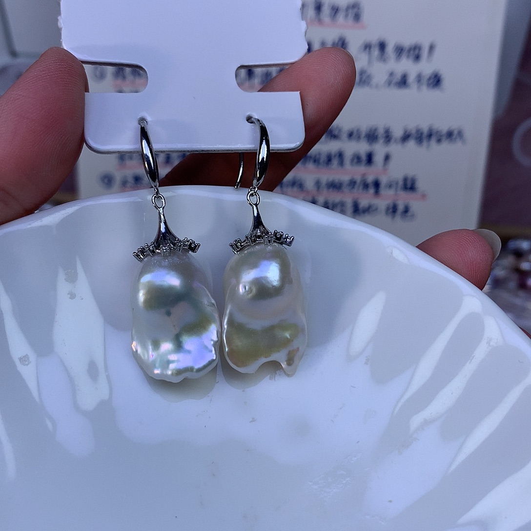 非金属合金福利耳饰3712