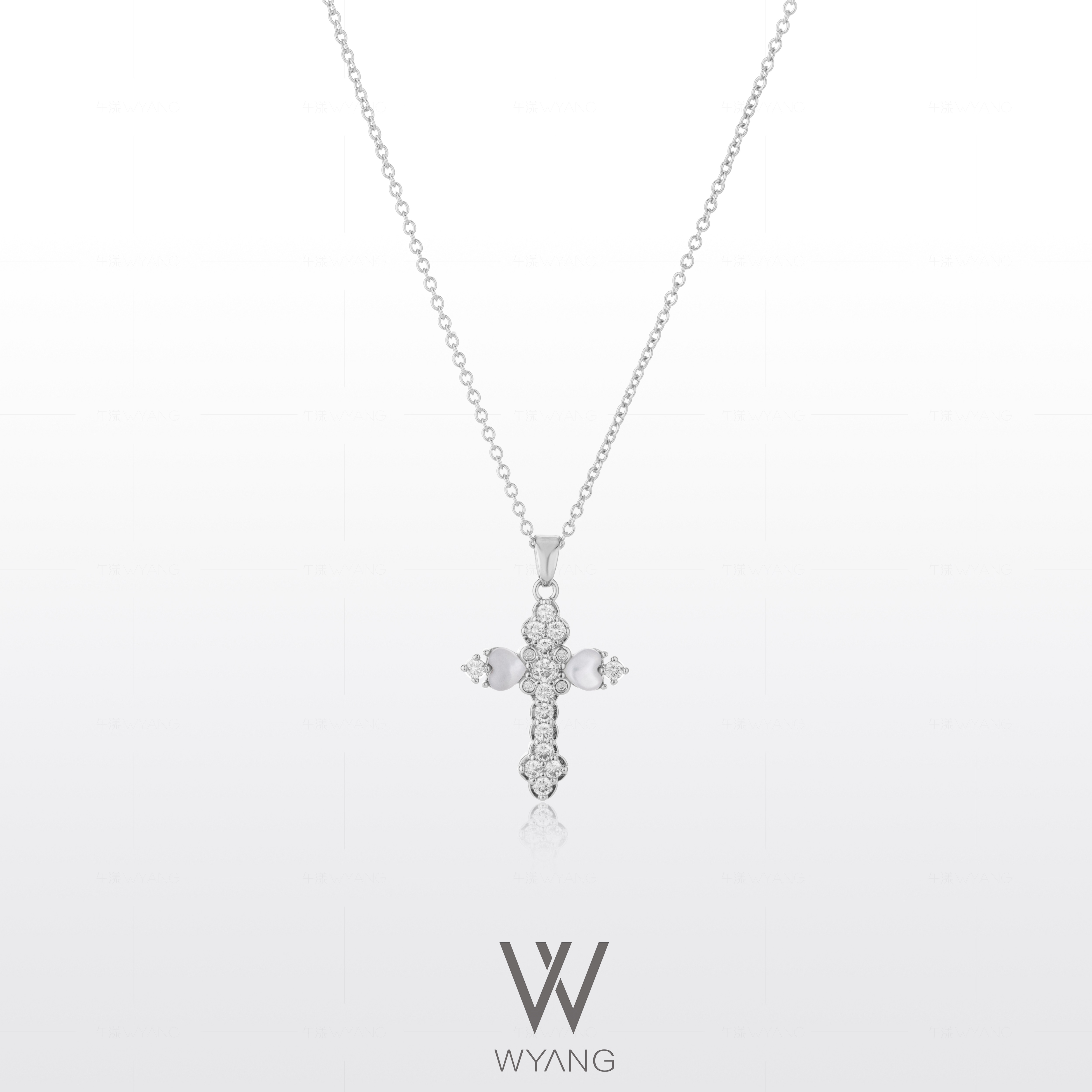 WYANG午漾 轻奢小众十字架项链F993