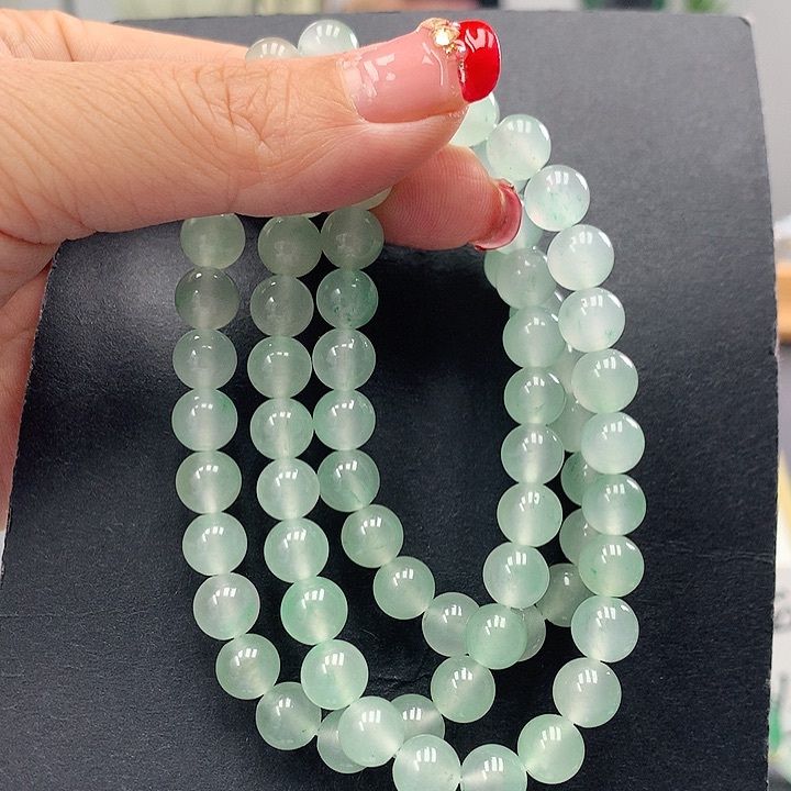 石英质玉手串未镶嵌天***仔