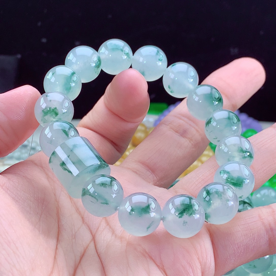 翡翠手链未镶嵌卡13.2