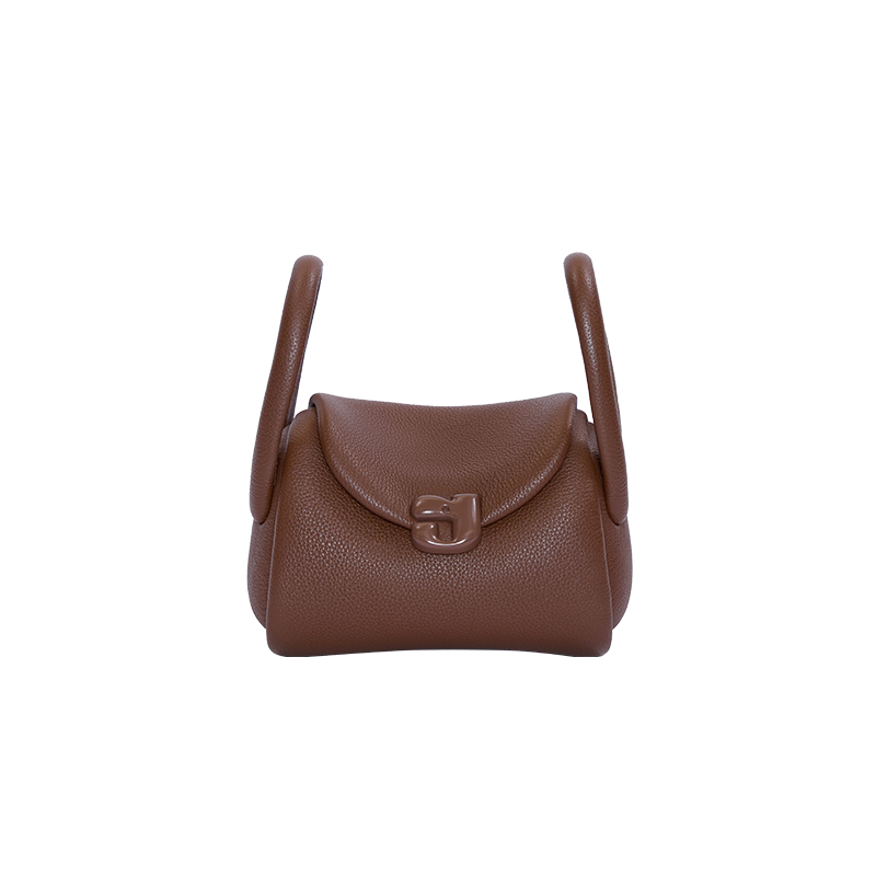 Kunogigi/古良吉吉猪猪枕头小号斜挎包布朗棕秋日氛围琥珀风