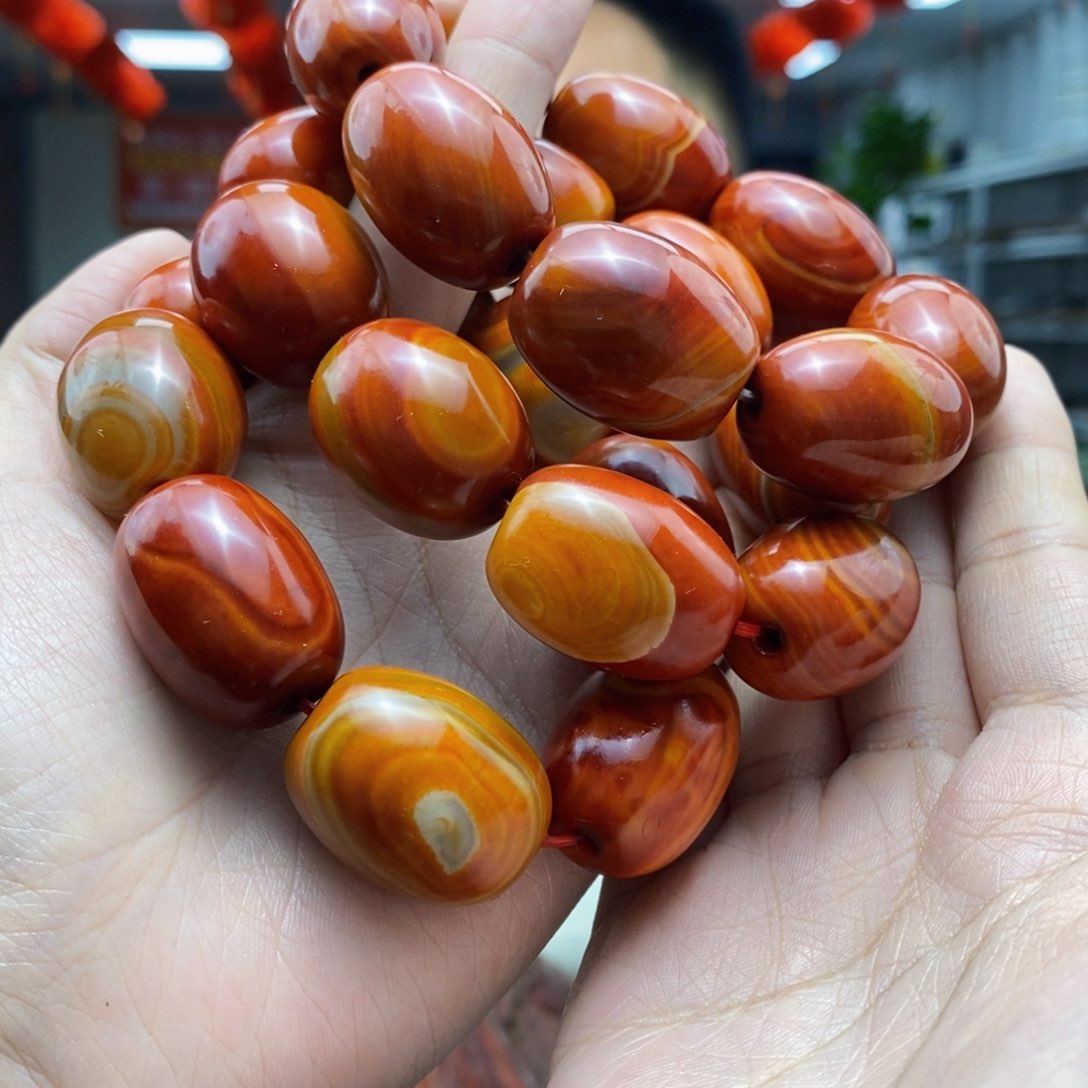 玛瑙/玉髓手串未镶嵌多样性发货 拍一发一