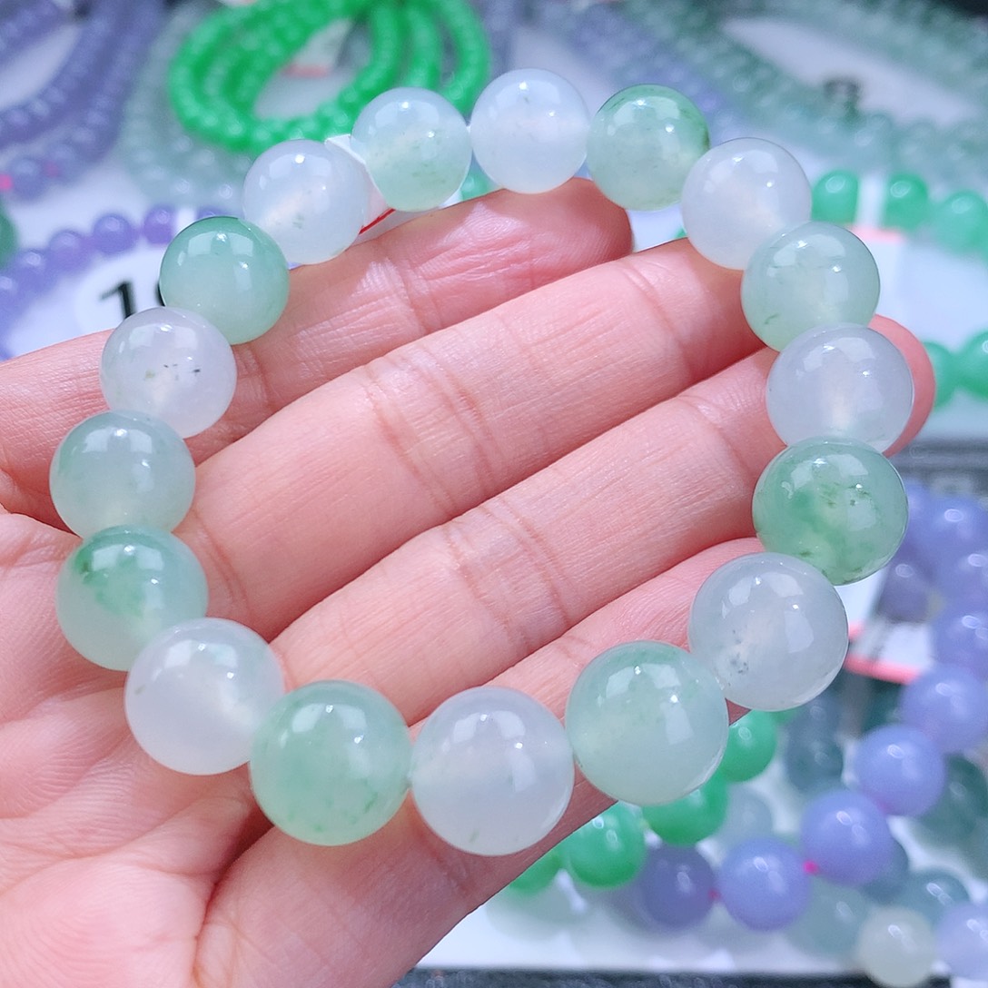 翡翠手链未镶嵌卡11.7mm