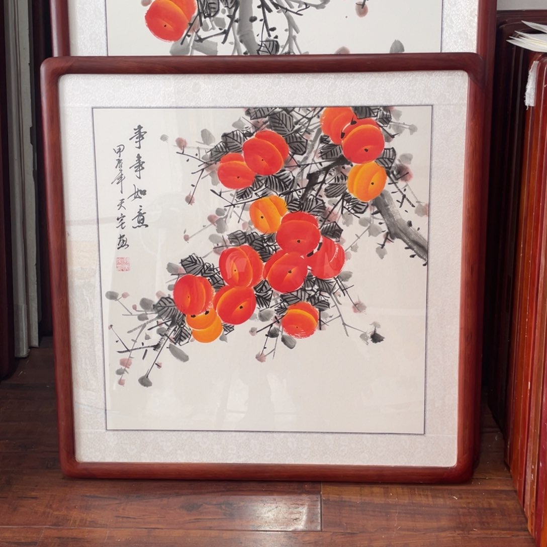 国画带框尺寸63*63厘米