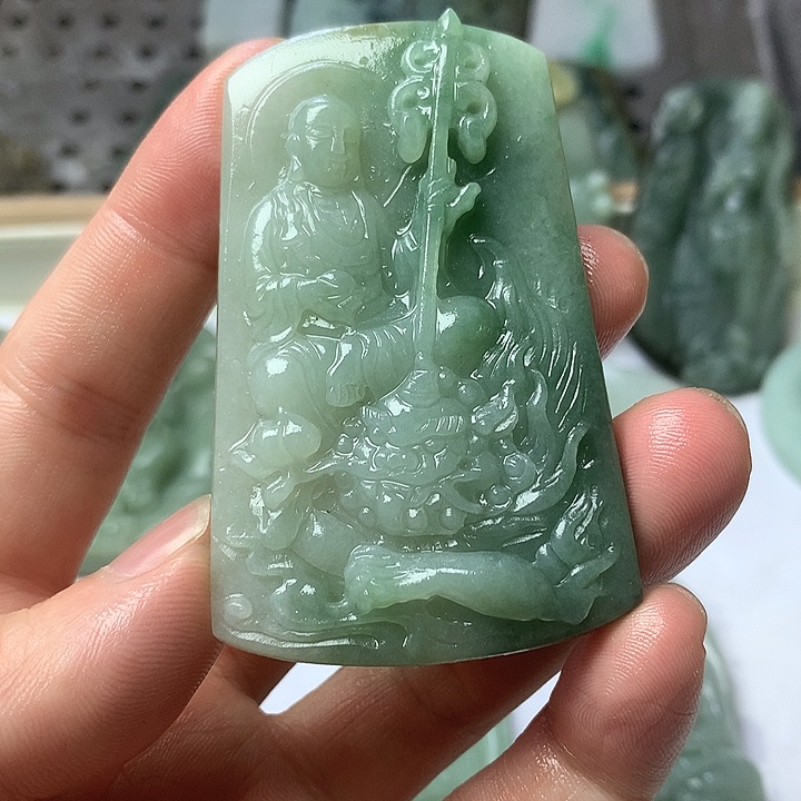 未镶嵌定制翡翠拾*缅甸翡翠地藏王菩萨